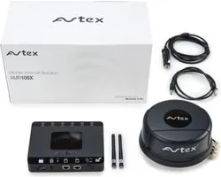 Avtex AMR104X 4G Dual Sim Cat6 Mobiel internet WiFi, Mobiele Internet-oplossing - Dual Sim en supersnelle CAT 6 4G-router voor camper en caravan LTE en Wi-Fi Antraciet