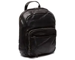 The Chesterfield Brand Waxed Pull Up Rugzak Luzern Black