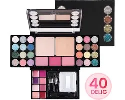 Diamond Beauty Box avec miroir - Petit kit de maquillage pour Filles - Maquillage Kinder rempli - Avec miroir, pour les Bébé en route et comme cadeau - Cosmétiques végétaliens - Extra Klein