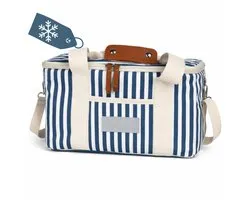Attent Picknickmand met schouderriem - Waterafstotende picknicktas – Geïsoleerde koeltas voor de camping strand & outdoor