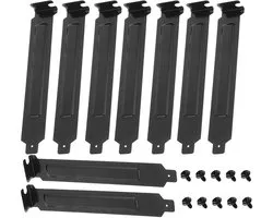 Solidchoice - Set van 10 PCI Slot Covers met Schroeven