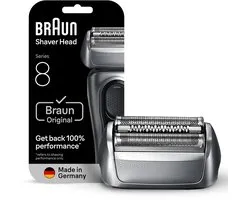 Braun Series 8 83M Cassette De Rechange Pour Tête De Rasoir Électrique – Argent