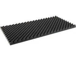 MUSIC STORE Noppenschaum anthraciet 40 50 x 100 cm, 40 mm sterk - Absorber
