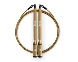 ZEUZ Tornado Pro Springtouw pour CrossFit & Fitness – Ajustable & Lestable – Speed Rope – Adultes - Goud
