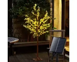 Aigostar Solar Kunstplant Verlichting - Éclairage de Jardin à Énergie Solaire - H:120cm - IP65 - 150 LEDS - Voor Pad, Tuin & Terras