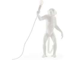 Seletti Monkey Stand - Lampadaire - Blanc - E14