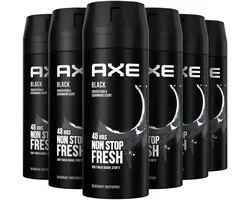 Axe - Deodorant Bodyspray Black - 6 x 150 ml - Voordeelverpakking