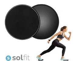 Solfit - Sliders Fitness - Core Sliders - Coussinets coulissants - Core Trainer - Entraîneurs abdominaux - Ab Trainer - COREGLIDE