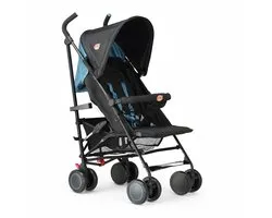 Jinbei Paraplu Buggy - Poussette réglable - Jusqu'à 15 kg - Noir/Bleu