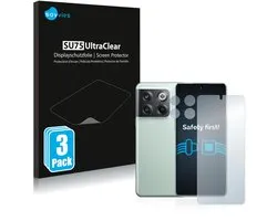 Savvies - Screenprotector voor OnePlus 10T 5G (Voor+Camera) - Folie Beschermfolie transparant 6 Stuks