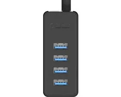 Orico USB 3.0 Hub 4x USB poorten - OTG functie - Zwart