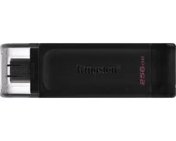 Kingston USB Stick 256GB - DataTraveler 70 - USB-C 3.2 - 100 MB/s
