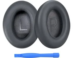 Vervangende Oorkussens voor Bose NC700 / Bose 700 Noise Cancelling Hoofdtelefoon van MMOBIEL - Memory Foam en Protein PU Koptelefoon Oorkussens - Noise Isolation Earpads – Donker Grijs
