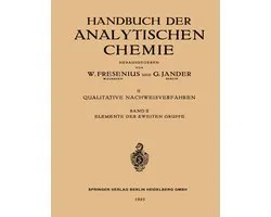Handbuch der analytischen Chemie Handbook of Analytical Chemistry2- Elemente der zweiten Gruppe