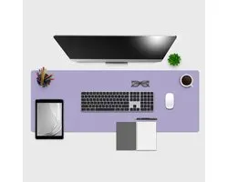 Bureau-onderlegger - Desk Pad - Bureau Bescherming - Glad Vinile Oppervlak - 120x40 cm - Lila