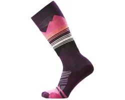 Smartwool Ski Targeted Cushion Pattern Otc Sokken Paars EU 38-41 Vrouw