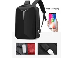 Anti-theft laptop backpack with USB charging port waterproof men hard shell travelling bags backpacks