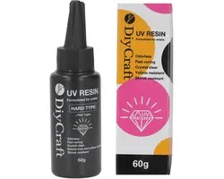SPHProducts - UV Hard Glue - Transparante Epoxy Hars - Snelle Uitharding - 60g - Sieradenmaken - Kleurloos - Geschikt voor diverse materialen - Gebruik...