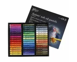 Creotime Gallery Oliepastel Multicolor 7 Cm 48 Stuks