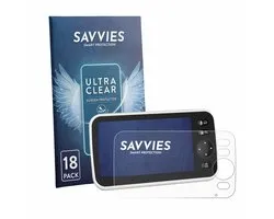 Savvies - Screenprotector voor HelloBaby HB6550 - Folie Beschermfolie transparant 18 Stuks