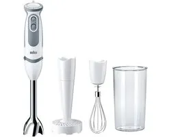 Braun MultiQuick 5 MQ 5207 WH Mélangeur par immersion 1000 W Gris, Blanc