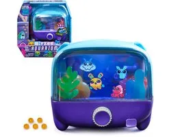 Spinmaster Bitzee - Aquarium Interactif avec Animaux Numériques - 30 Créatures Marines Virtuelles, Grand Écran et Lumières LED