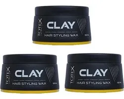 Totex Cosmetic Clay Hair Styling Wax 3 x 150 mL
