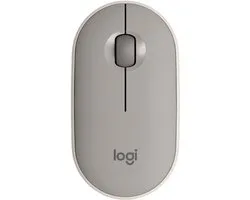 Logitech Pebble M350 - Draadloze Muis - Bluetooth - Sand