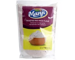 Manji - Farine de Riz Rouge Grillé - 3x 1 kg