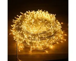 Lichtsnoer 100 LED Warm Wit - LED - 10 Meter - Sfeerverlichting - Kerstlampje - Kerstverlichting - Kerstlampjes - Kerst LED - Kerst - Strip Kerst 20 LED's - Kerst