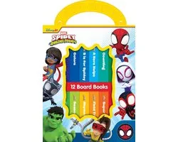 Disney Junior Marvel Spidey & His Amazing Friends 12 Books My First Library