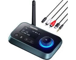 Bluetooth transmitter TV 3 in 1 met LCD display audio adapter ontvanger zender Bluetooth 5.3 AUX RCA optische aansluiting