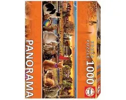 Educa Borras - Cats on the Quay 1000 Piece Panorama Jigsaw Puzzle