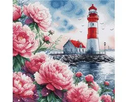 Kit de broderie HobbyJobby - Le Phare Rouge