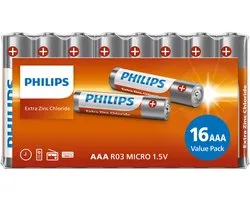 Philips LongLife Batterijen AAA - voordeelverpakking - 16 stuks