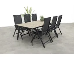Hartman Napoli/Vigo 230x100 cm. verstelbare tuinset 7-delig