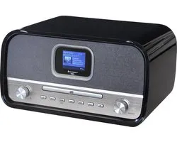 Soundmaster NMCDAB990BLACK - Stereo DAB+/FM-radio, CD-speler, bluetooth en USB