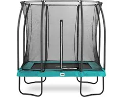 Salta Comfort Edition - Trampoline avec filet de sécurité - 214 x 153 cm - Vert