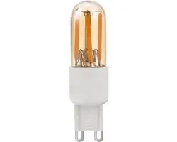 SPL G9 LED Lamp 3W Dimbaar - CRI 90 - Goud - Extra warm Wit - 240lm - LED Filament T18 Buislamp - Per Stuk - 2200K - 230 Volt - Premium lamp