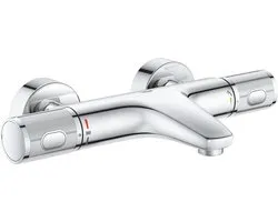GROHE Precision Feel Themostatische Badkraan - 15 cm - AquaCalibrator - Met CoolTouch technologie - Inclusief koppelingen - Chroom