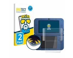 BROTECT - Screenprotector voor Nintendo New 3DS XL - Folie Beschermfolie matte volledig dekking 2 Stuks