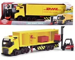 Dickie Toys - Vrachtwagen Volvo DHL truck - Heftruck