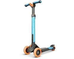 BERG Nexo Kinderstep - Step 3 wielen - Vanaf 2 jaar - Opvouwbaar - In hoogte verstelbaar - Incl. LED wielen - Blauw