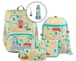 Step by Step sac d'école Space Schulranzen-Set 5 pièces Cat Lilly jaune clair