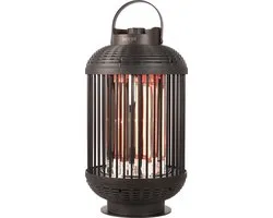 Sunred - Dark lijn - Zwart - Tafelmodel - Terrasverwarmer - Carbon rosé goud technologie - 1200W - ECO - 180 Graden rotatiefunctie - Elektrische heater