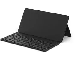 Clavier sans fil Satechi OntheGo – Support réglable intégré – Batterie rechargeable pour une utilisation longue durée – Multitâche avec trois appareils simultanément – ​​Zwart