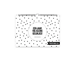 Familieplanner | Weekplanner | 2027 | Familie kalender | Met stickervel