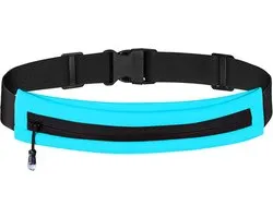 Weiniao Compartiment de rangement pour sac de course Sac de taille sport Sac de randonnée Sac de jogging Ceinture de course Smartphone 6,7 pouces - Téléphone - Étui pour bracelet sport WN-01 - Blauw