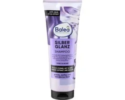 Balea Professional Shampooing Silver Shine - Effet anti-jaunissement| 1x250 ml - Formule de soin à l'extrait de saule argenté et à la kératine | Pour Cheveux Grijs, Wit et décolorés