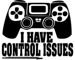 Sticker Game - Control - Door - Window Sticker - Text Gamer - Wall Quote - Boys Room - Sleep Playroom